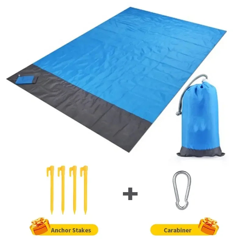 Large Water Resistant Beach Mat 210x200 cm