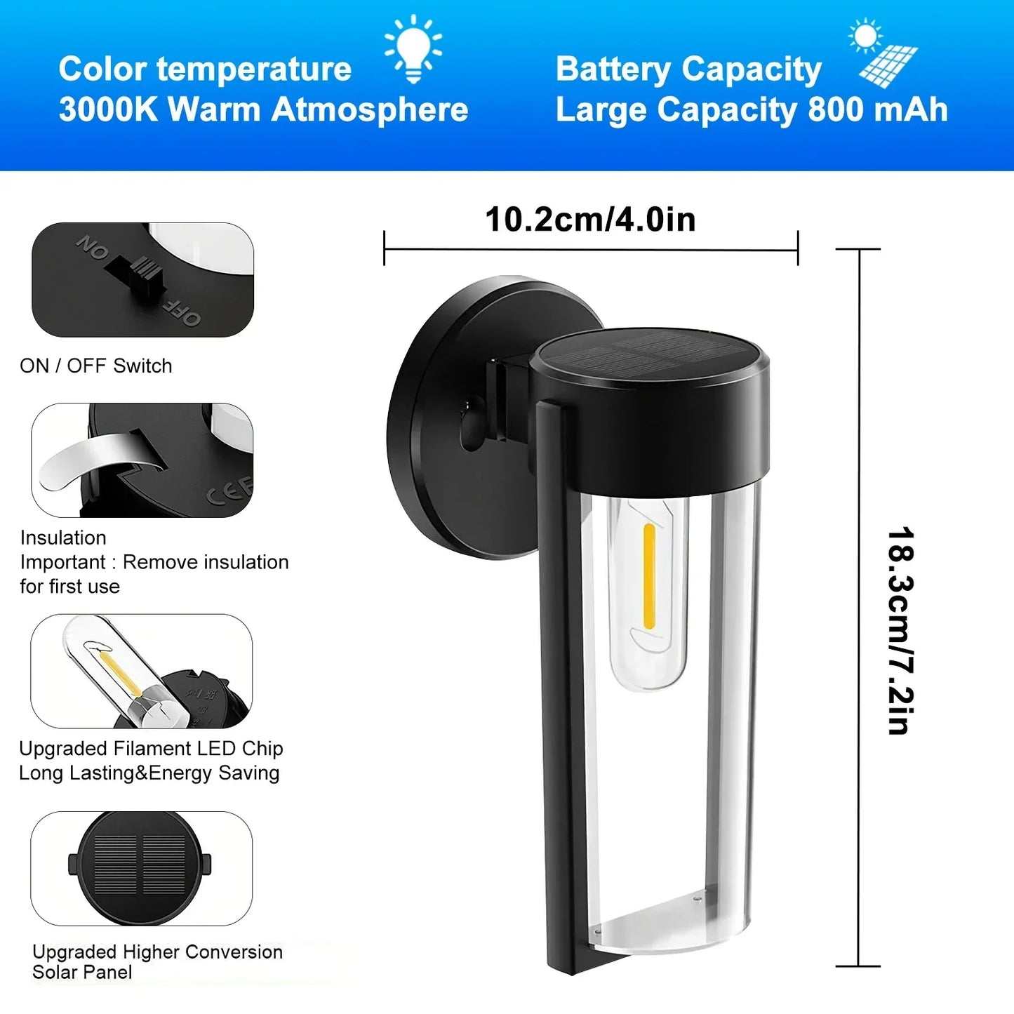 Bright Solar Powered Garden Lanterns