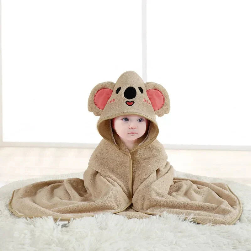 Adorable Animal Baby Hooded Bath Towel for Children