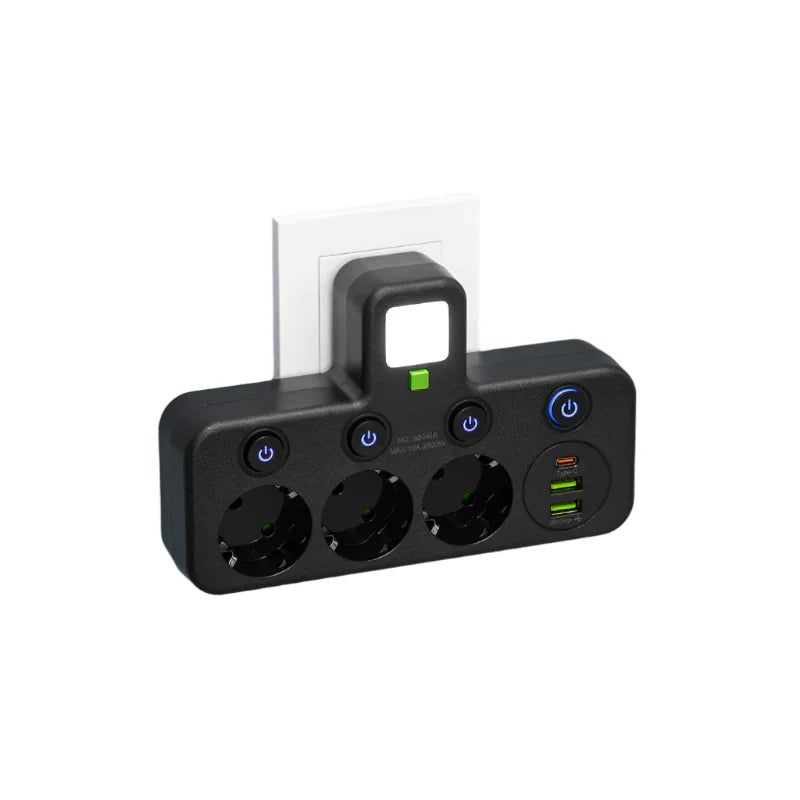 Premium Power Strip with USB-C and Surge Defender