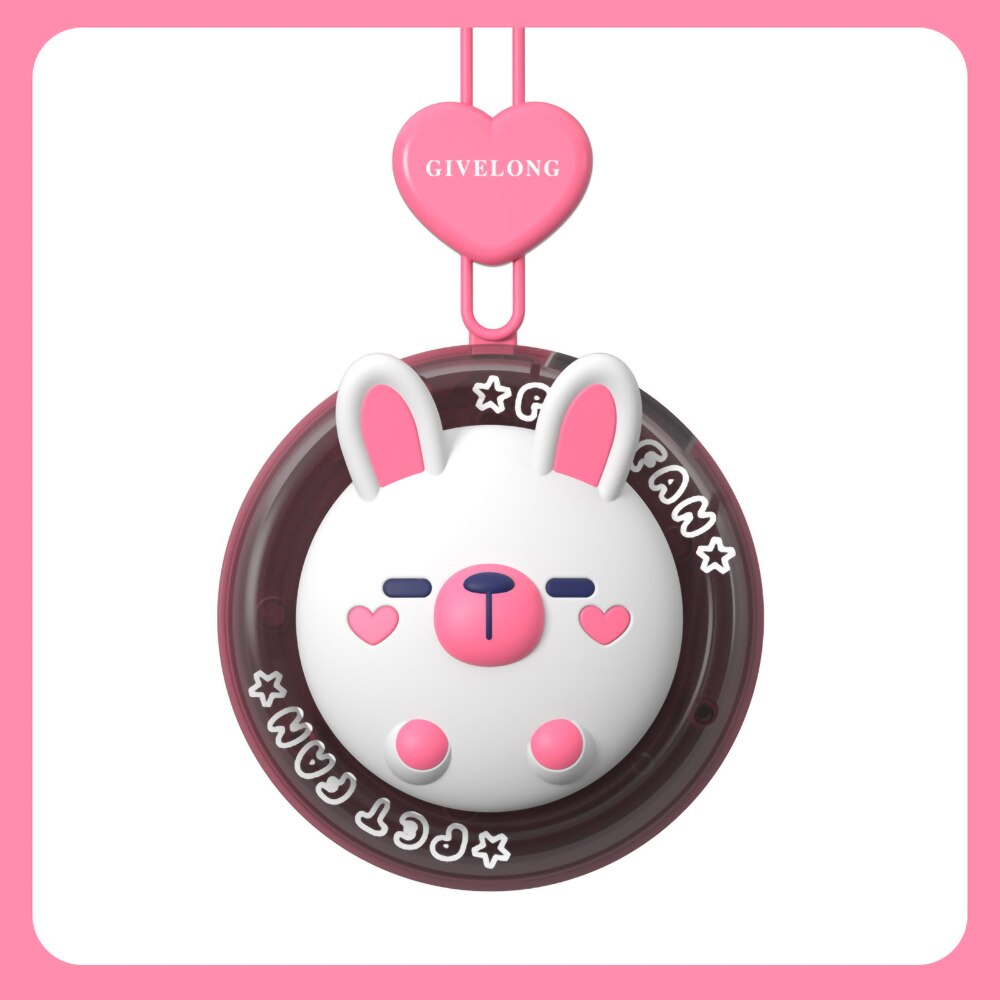 Colorful Kids Portable Mini Fan Necklace - Fesara