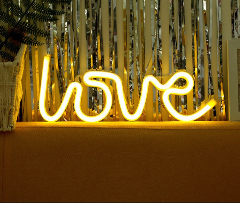 Romantic Neon LED Love Sign