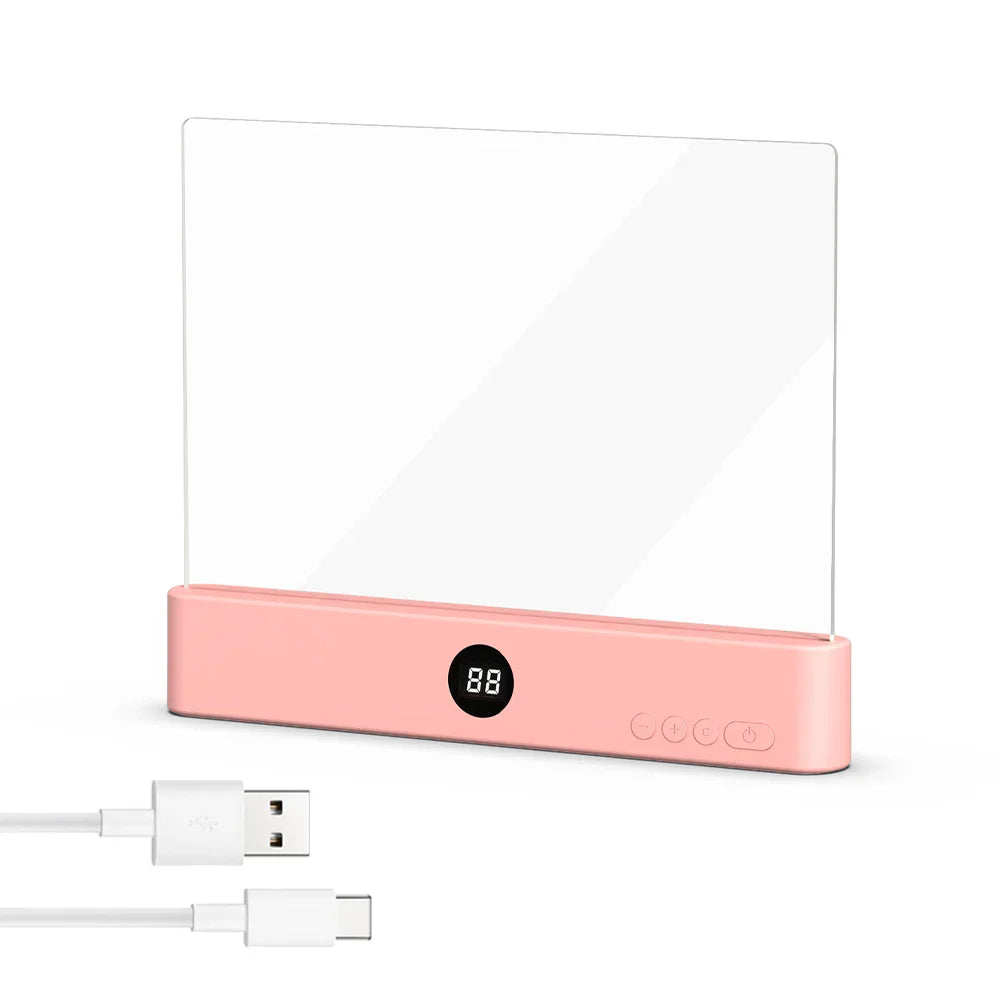 Compact LED Reading Light Bookmark with USB Power