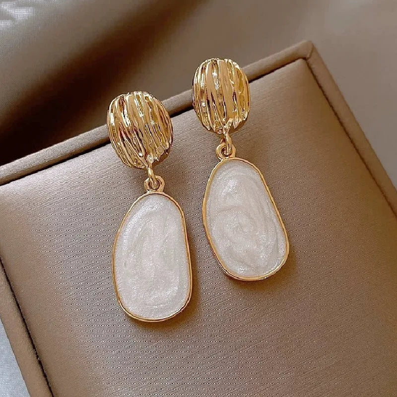 Luxury Gold Drop Earrings