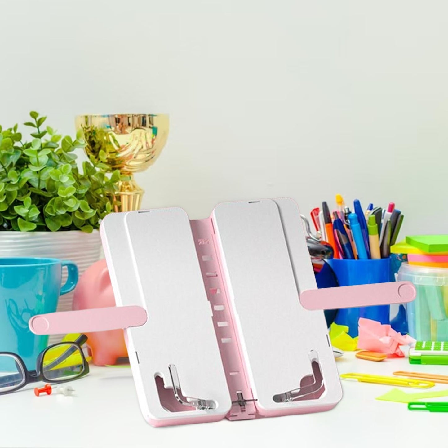 Portable Foldable Desk Book Rest Organizer Case