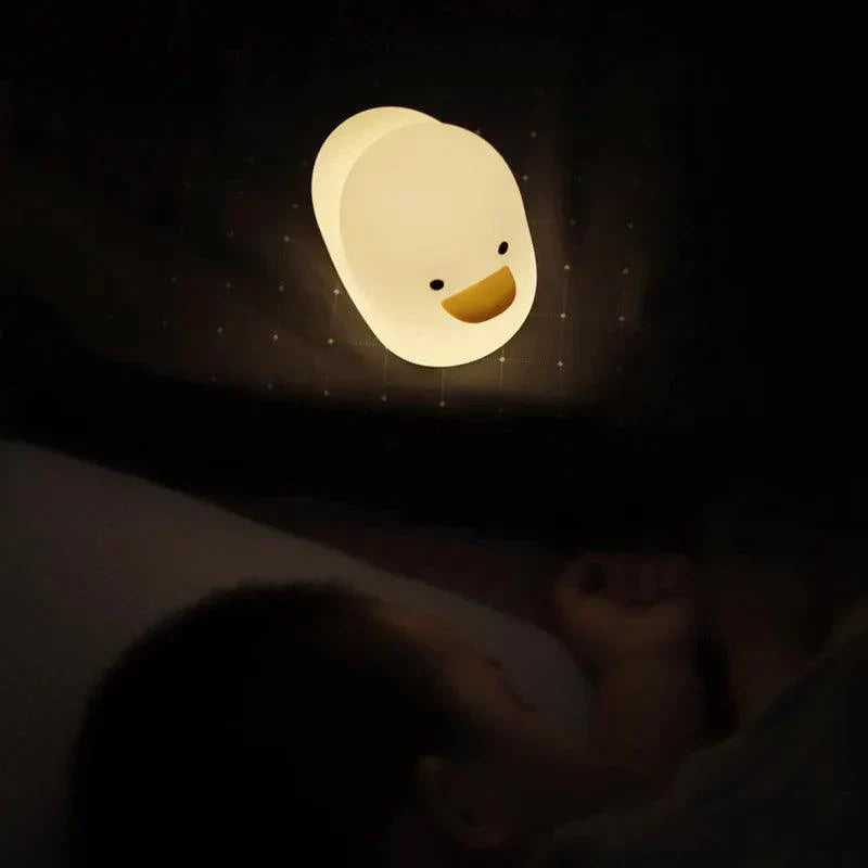 Colorful Fun Duck LED Nightlight | Rechargeable Bedside Table Lamp