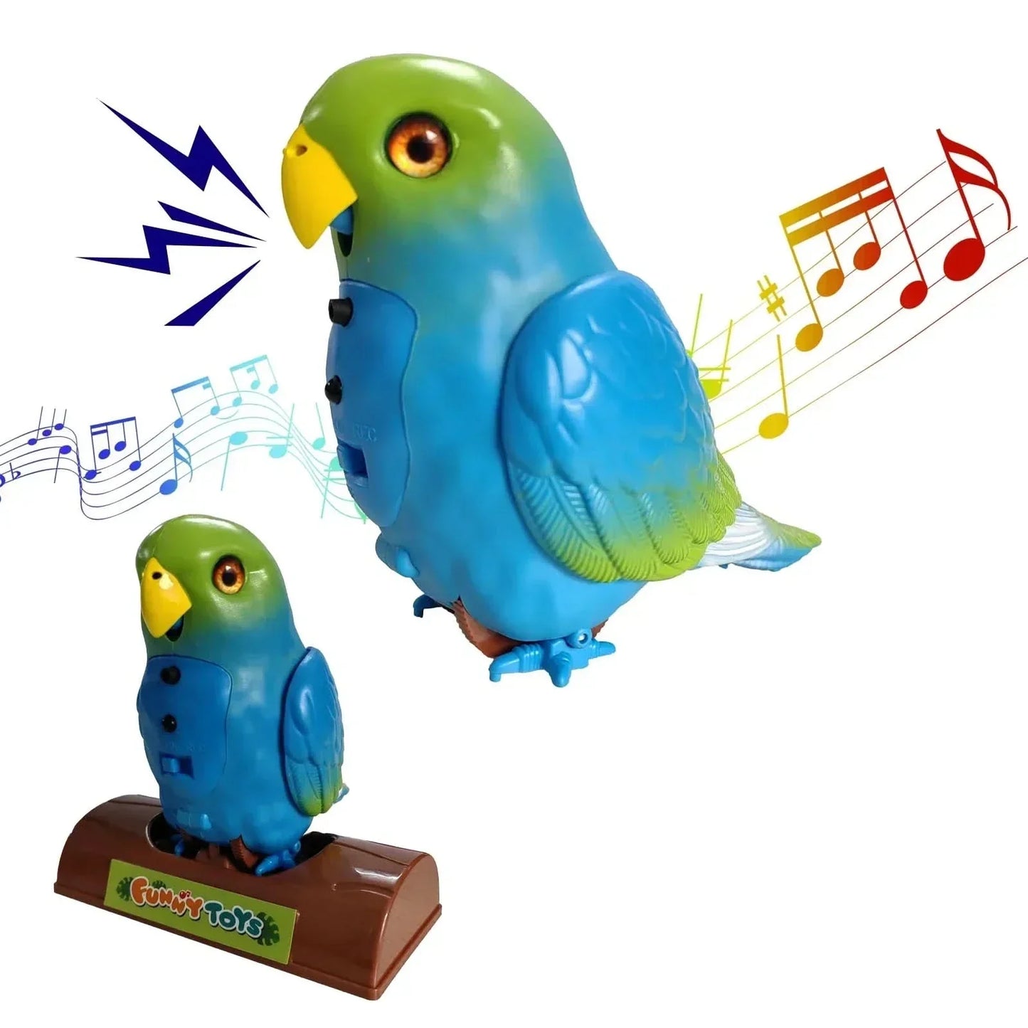 Fun Talking Parrot Toy for Kids and Adults