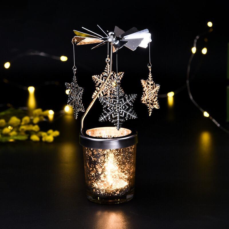 Rotating Metal Candle Holders
