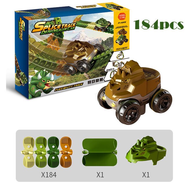 Fun Dino Car Racing Track Toy