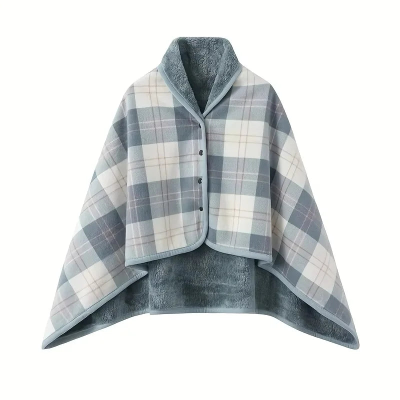 Plush Wearable Blanket Scarf Soft Fleece Wrap