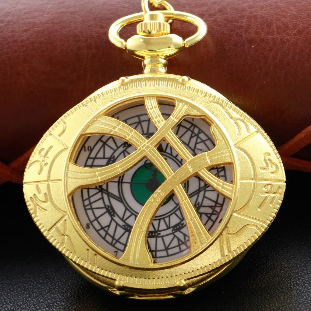 Vintage Inspired Steampunk Pocket Watch Pendant Necklace