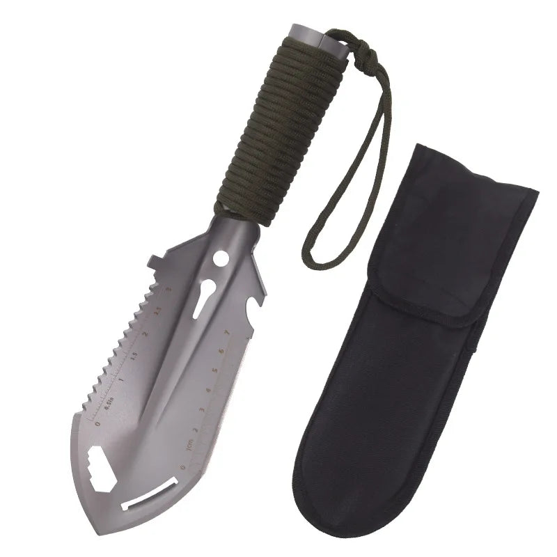 Portable Folding Camp Shovel for Hiking & Outdoor Use