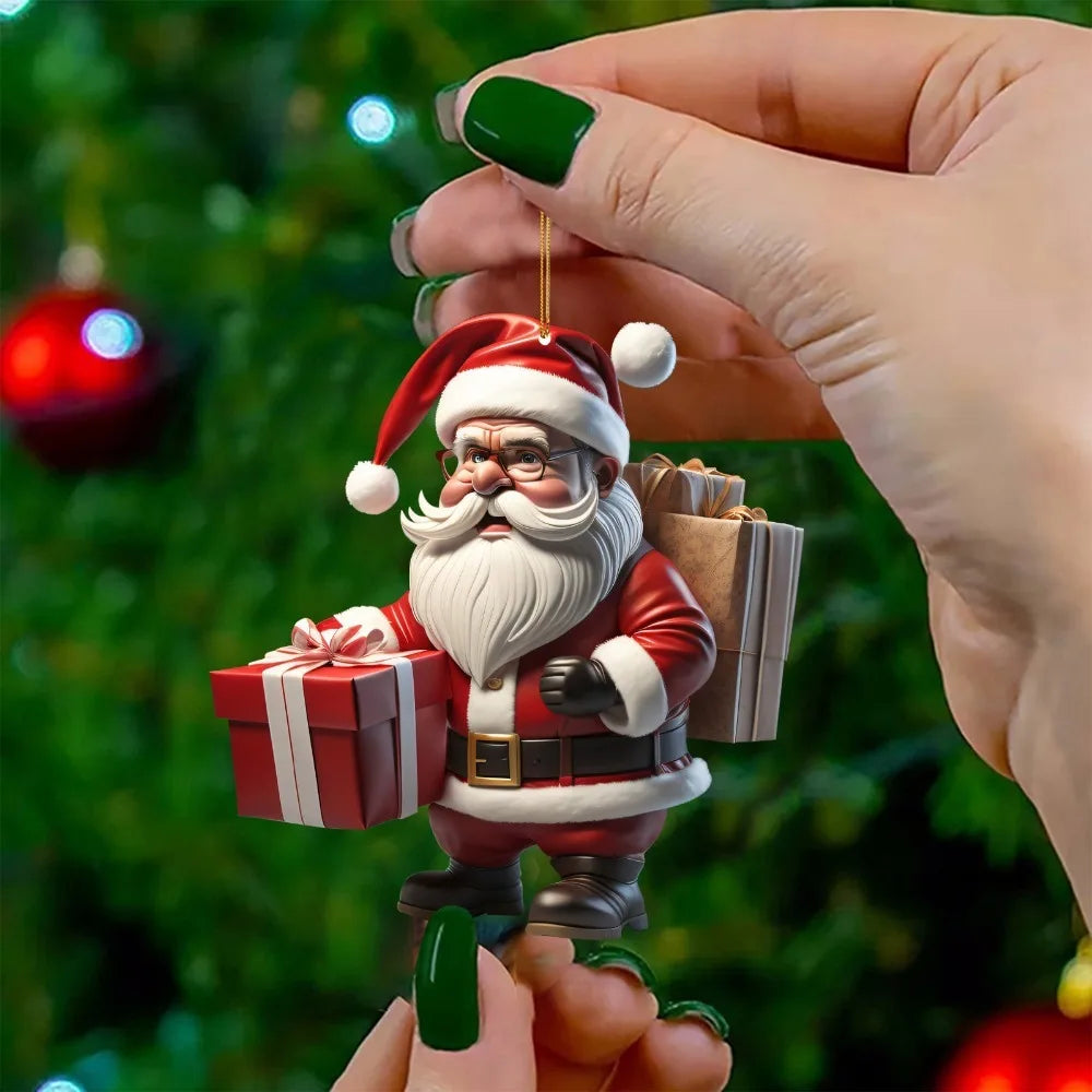SantaHangs | Mini Santa Claus Decorations 5