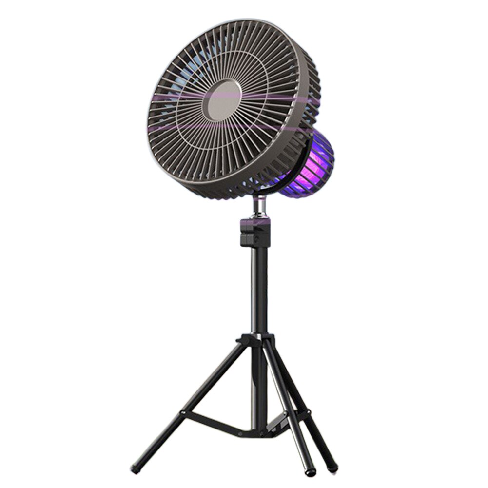 Compact Outdoor LED Lantern Fan