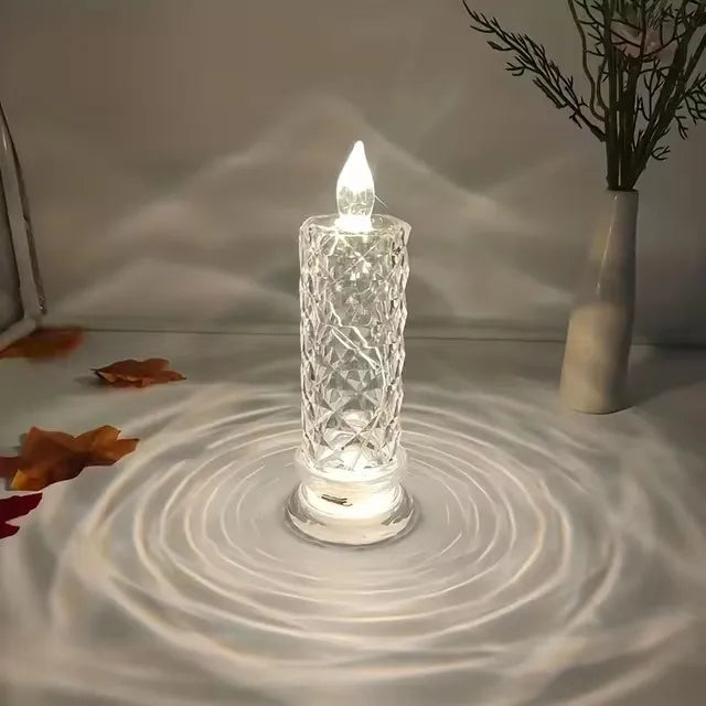 Warm White LED Faux Candle Set