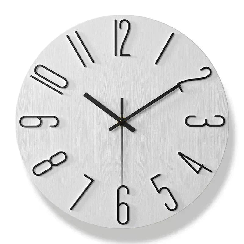 Rustic Wood Wall Clock