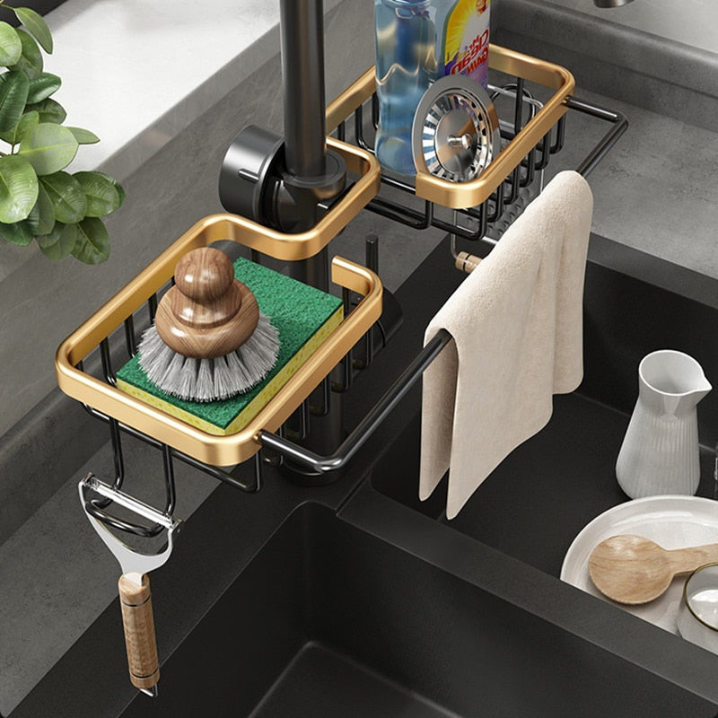 Stainless Steel Sink Tray Rack Organizer