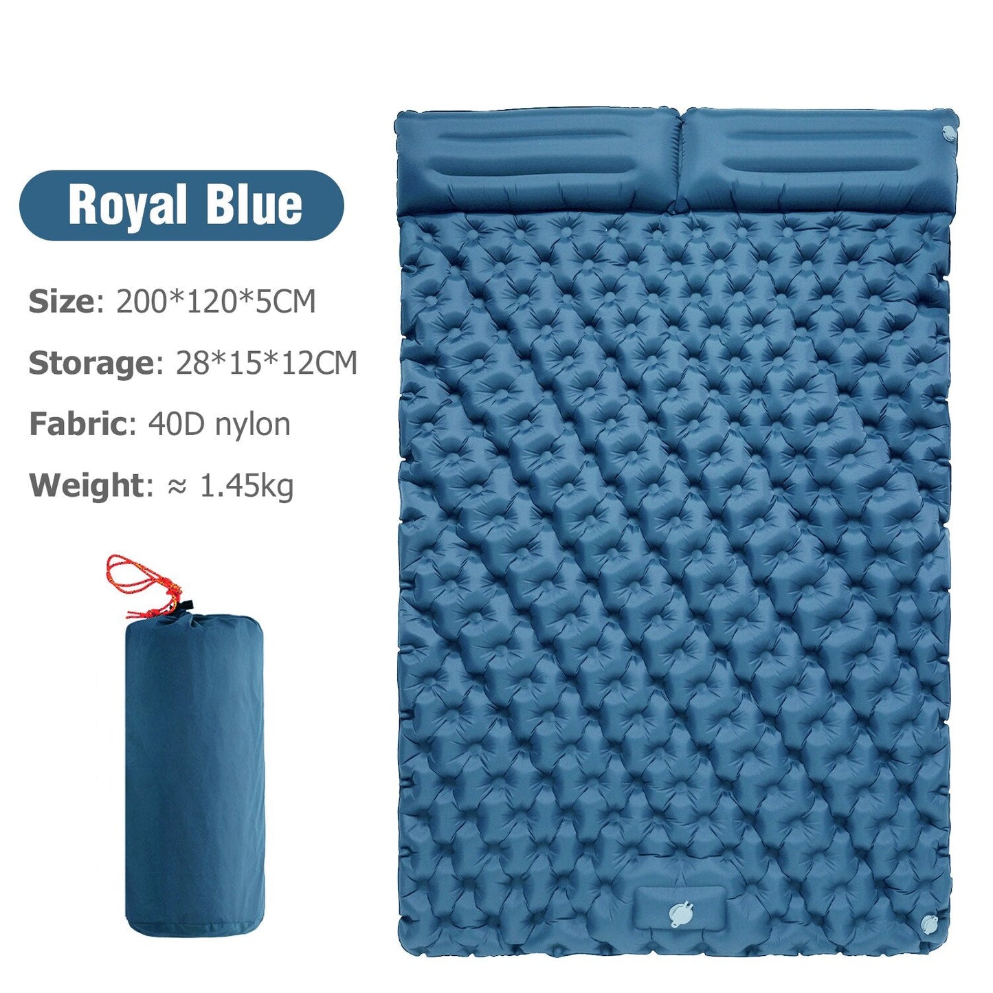 Comfy Outdoor Inflatable Camping Air Bed with Pillow