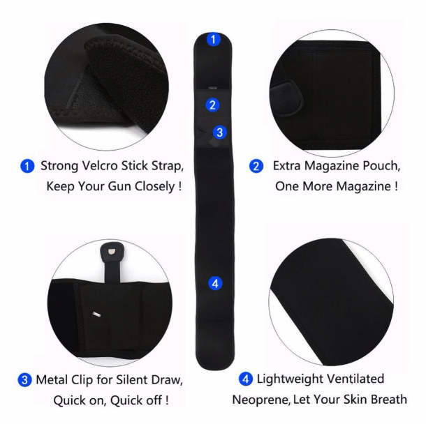 Comfortable Belly Band Gun Holster