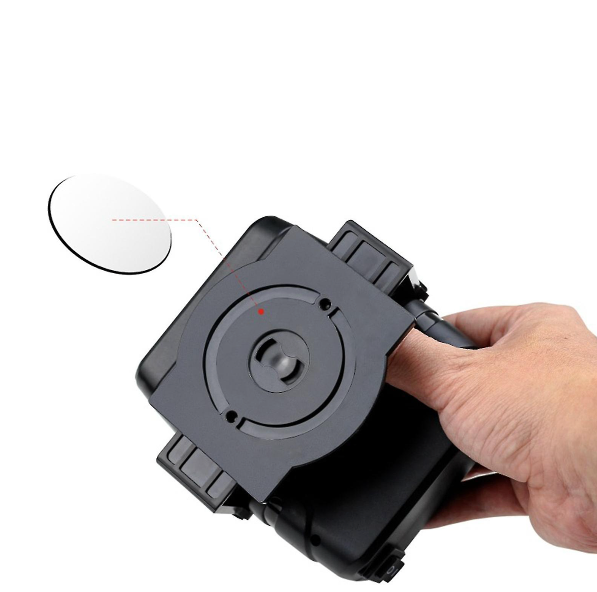 Compact 12V Car Heater Defroster with 360° Rotation