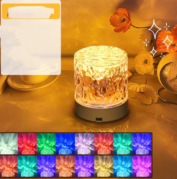 Colorful LED Ambient Table Lamp with Remote