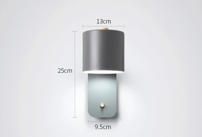 Stylish LED Indoor Wall Lamp with On/Off Switch