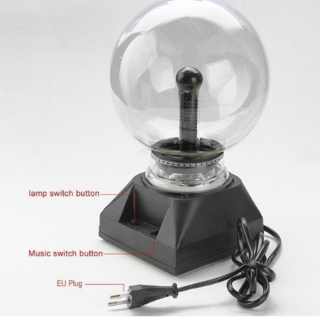 Colorful Electric Plasma Lamp Showpiece