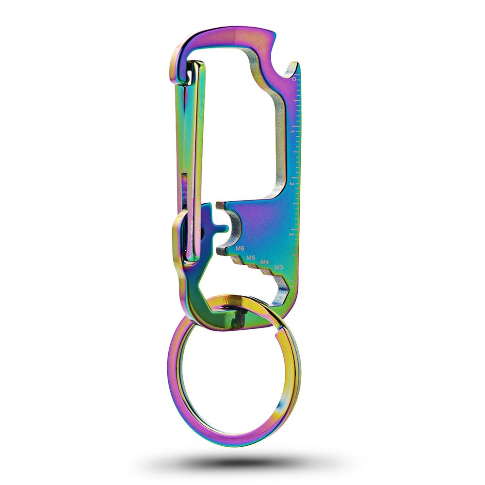 Durable Steel Pocket Multi Tool Keychain Opener