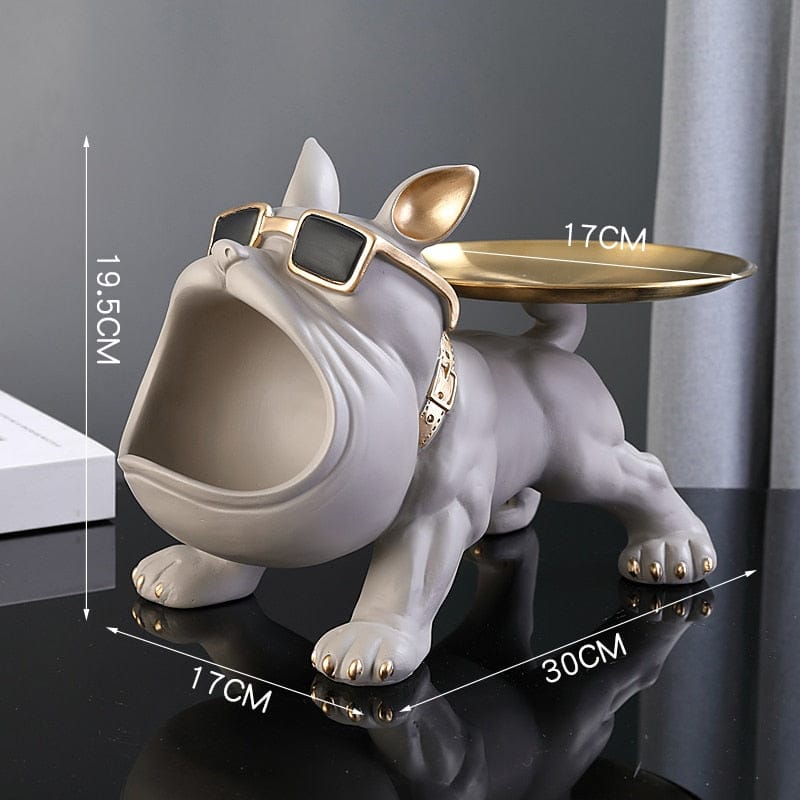 Cozy Bulldog Table Lamp