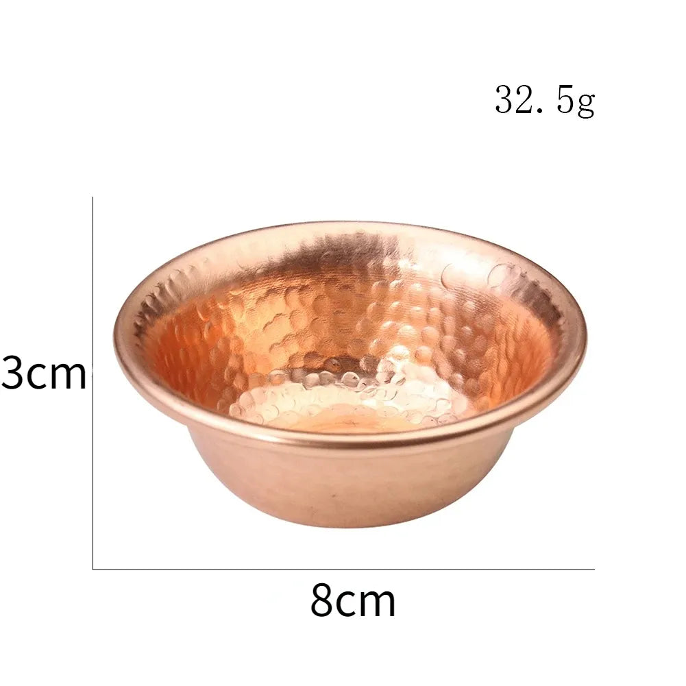 Handcrafted Copper Buddhist Water Bowl for Meditation