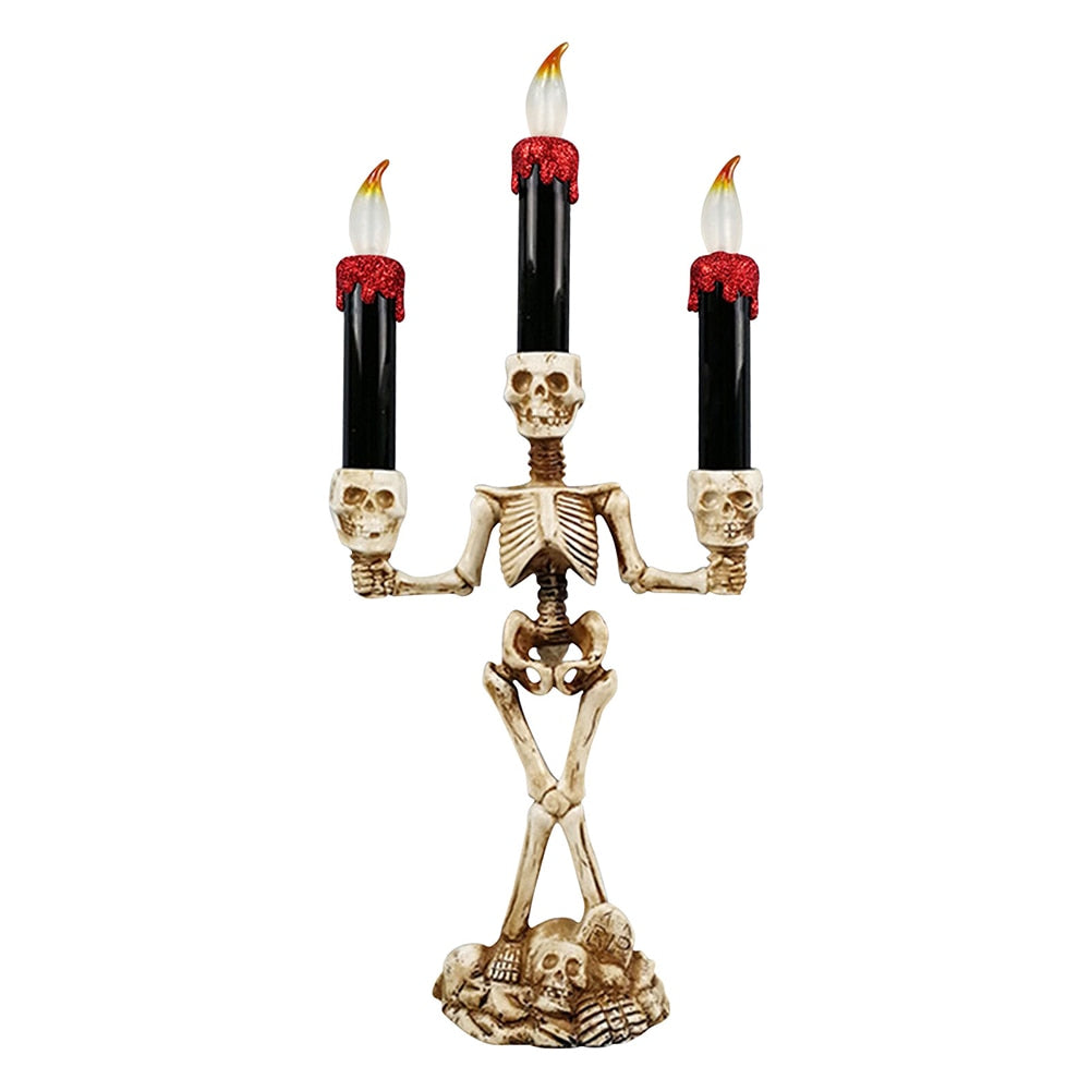 Spooky Skeleton Decorative Tea Lights