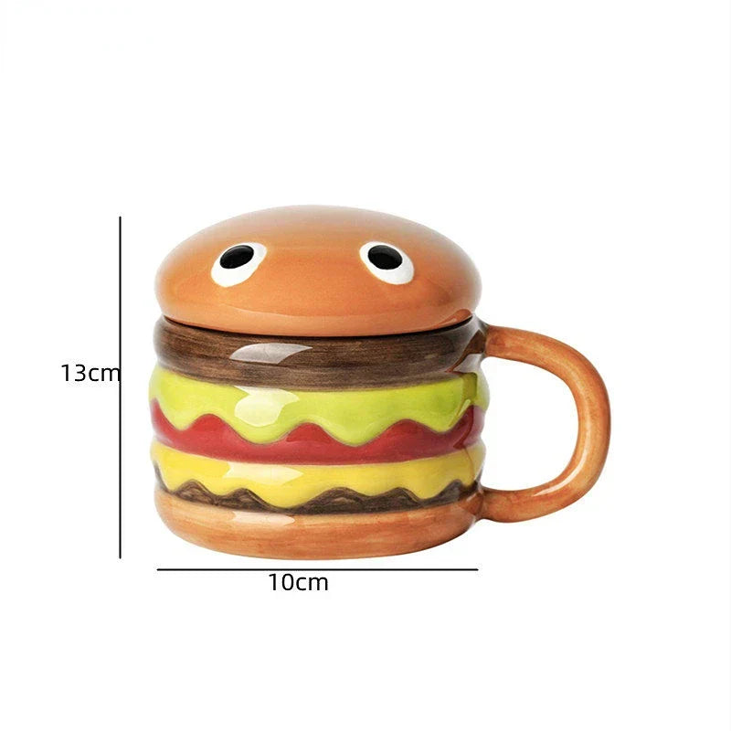 Funny Burger Shaped Coffee Mug
