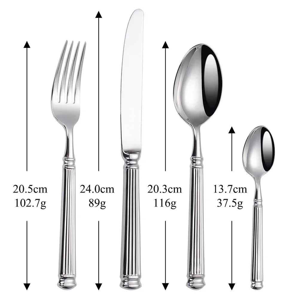 High Quality Silver Cutlery Set