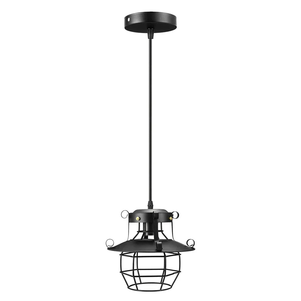 Vintage Metal Pendant Light Fixture