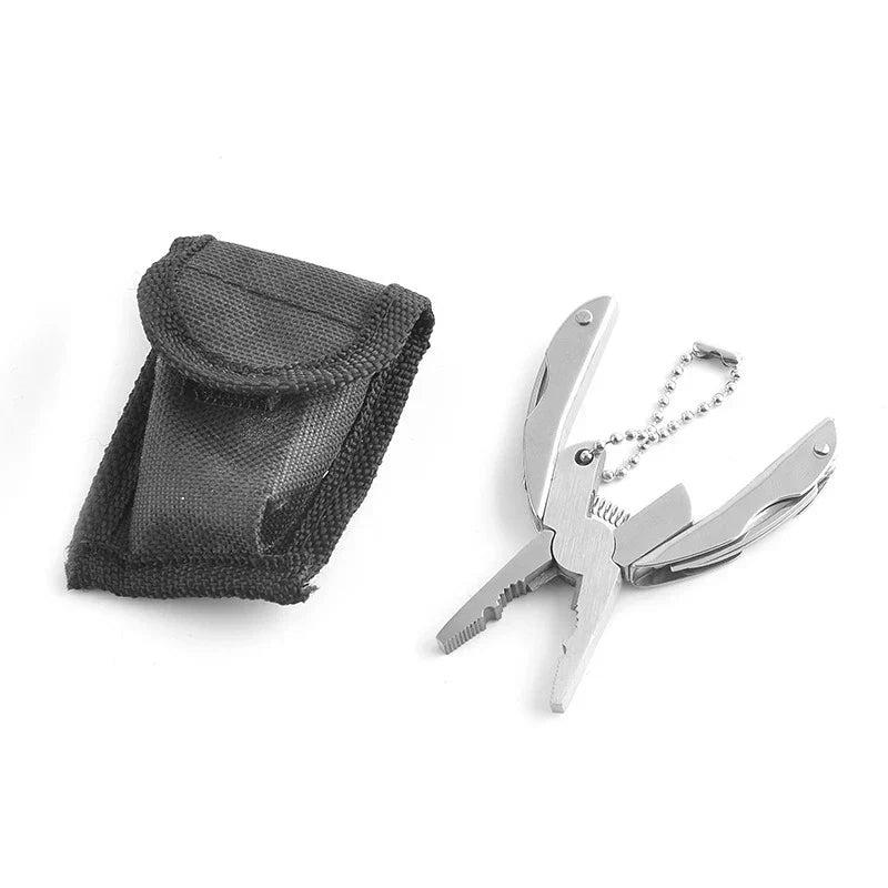 Portable Pocket Multitool with Pliers and Knife