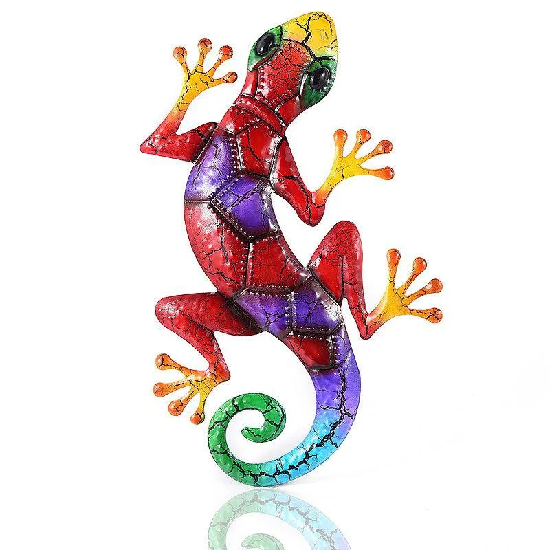 Vibrant Metal Animal Wall Art