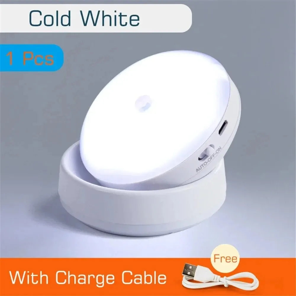 Bright Motion Sensor LED Nightlight with 360 Rotation