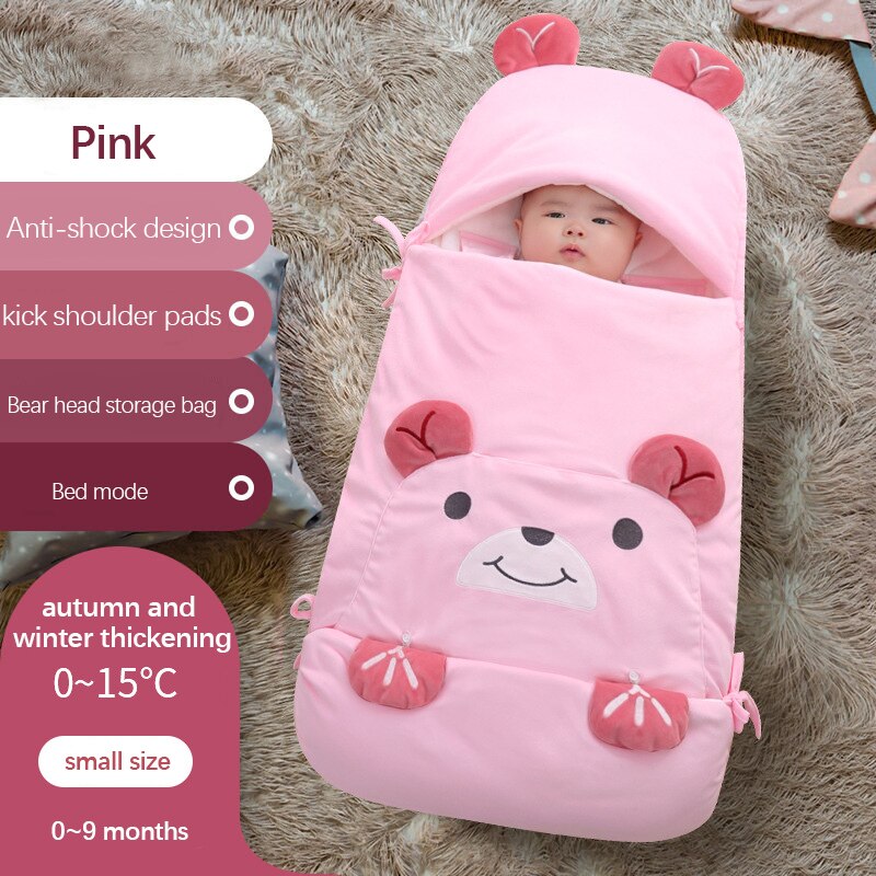 Cozy Plush Teddy Sleeping Bag