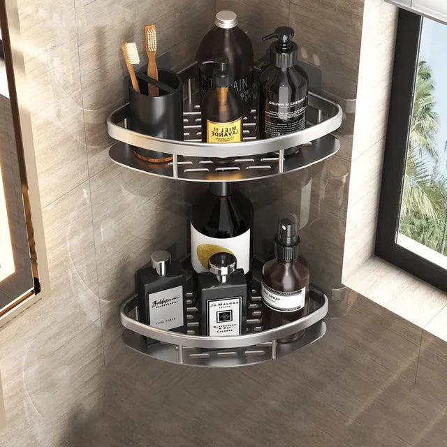 Easy Install Shower Caddy - Compact Bathroom Shelf
