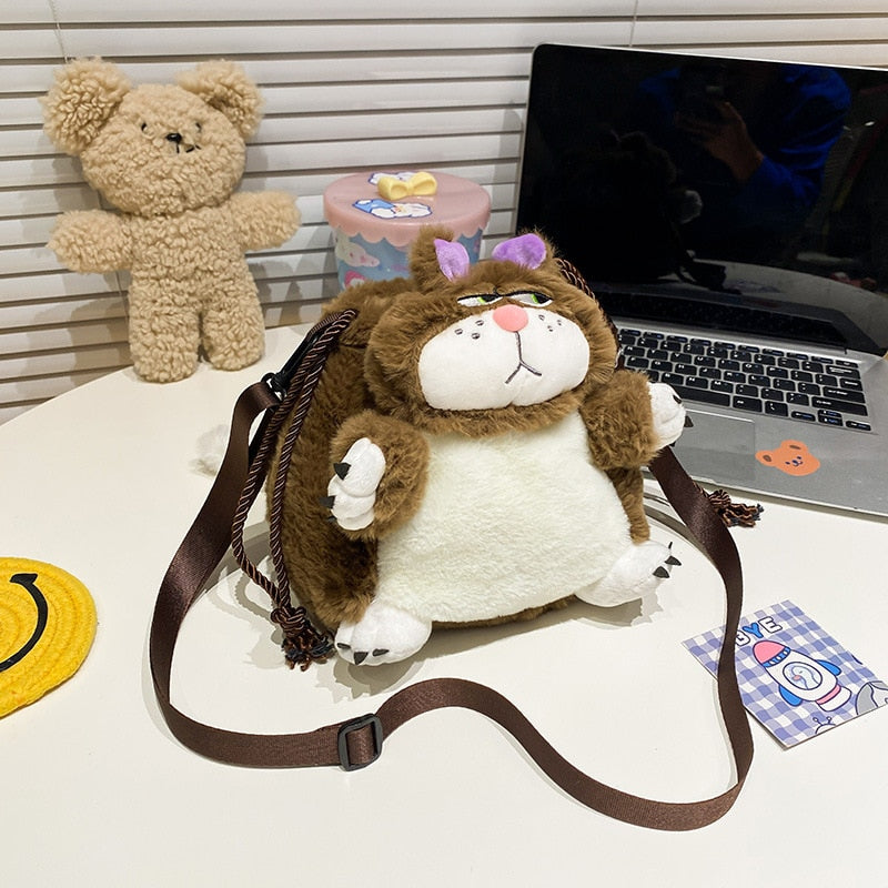 Fesara Cute Kitten Purse Bag