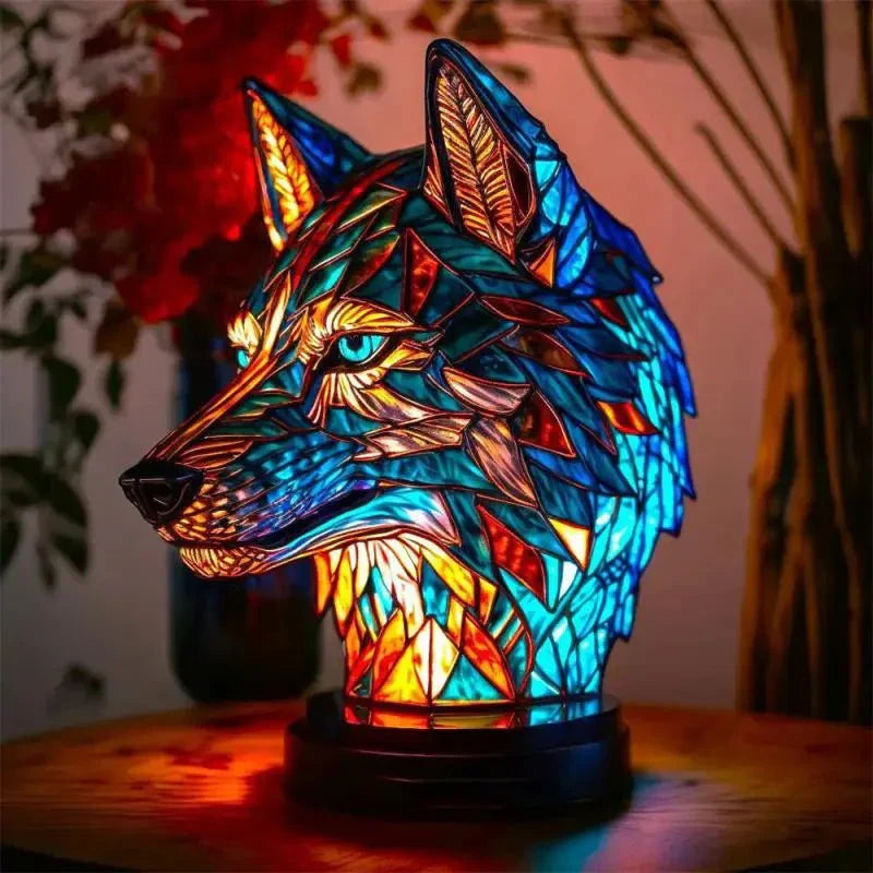 Colorful 3D Animal Table Lamp Retro Style