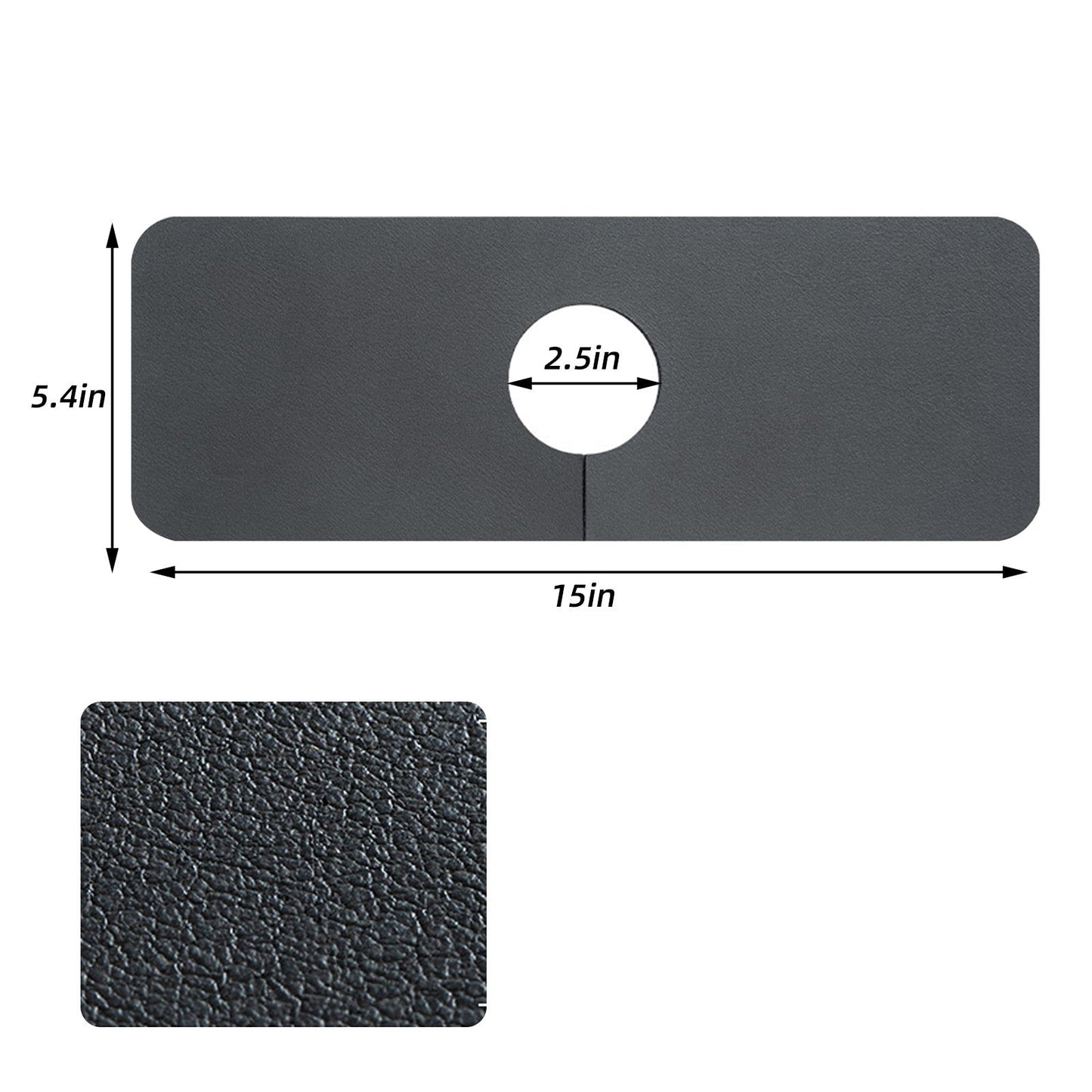 Durable Non Slip Kitchen Faucet Mat