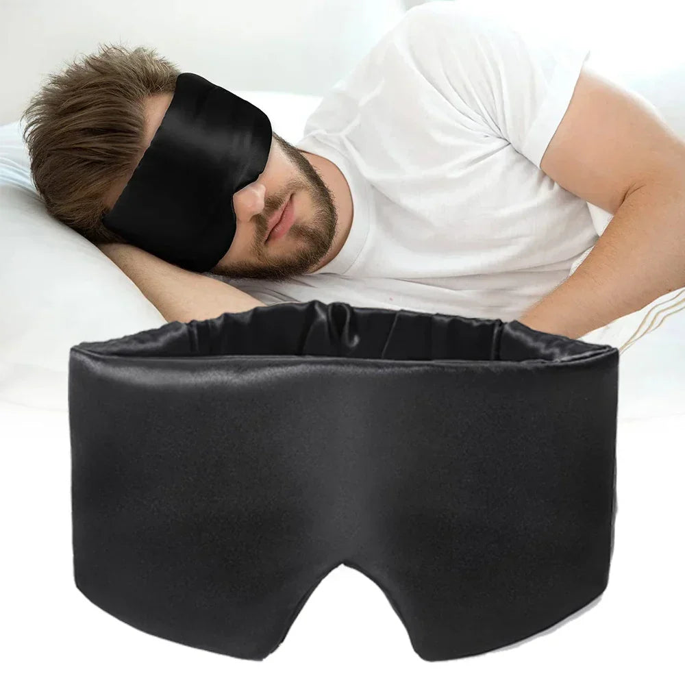 Soft Silk Sleep Eye Mask for Deep Relaxation