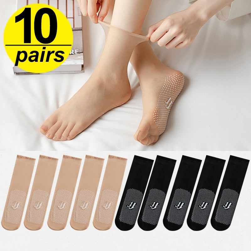 Lightweight Cool Comfortable Women's Silk Summer Socks