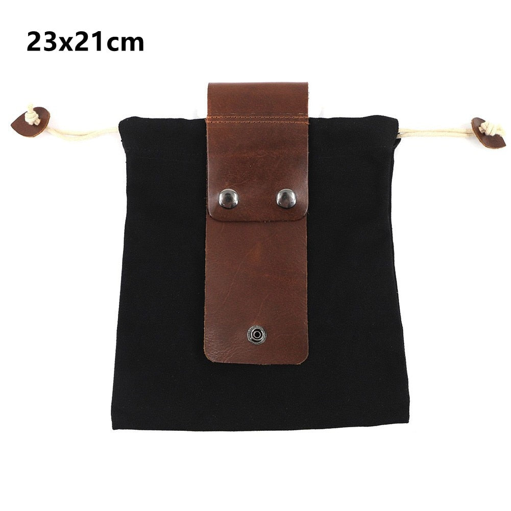 Durable Leather Outdoor Backpack - Fesara