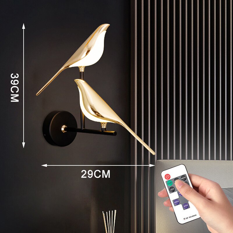 Simple Scandinavian Bird Table Lamp