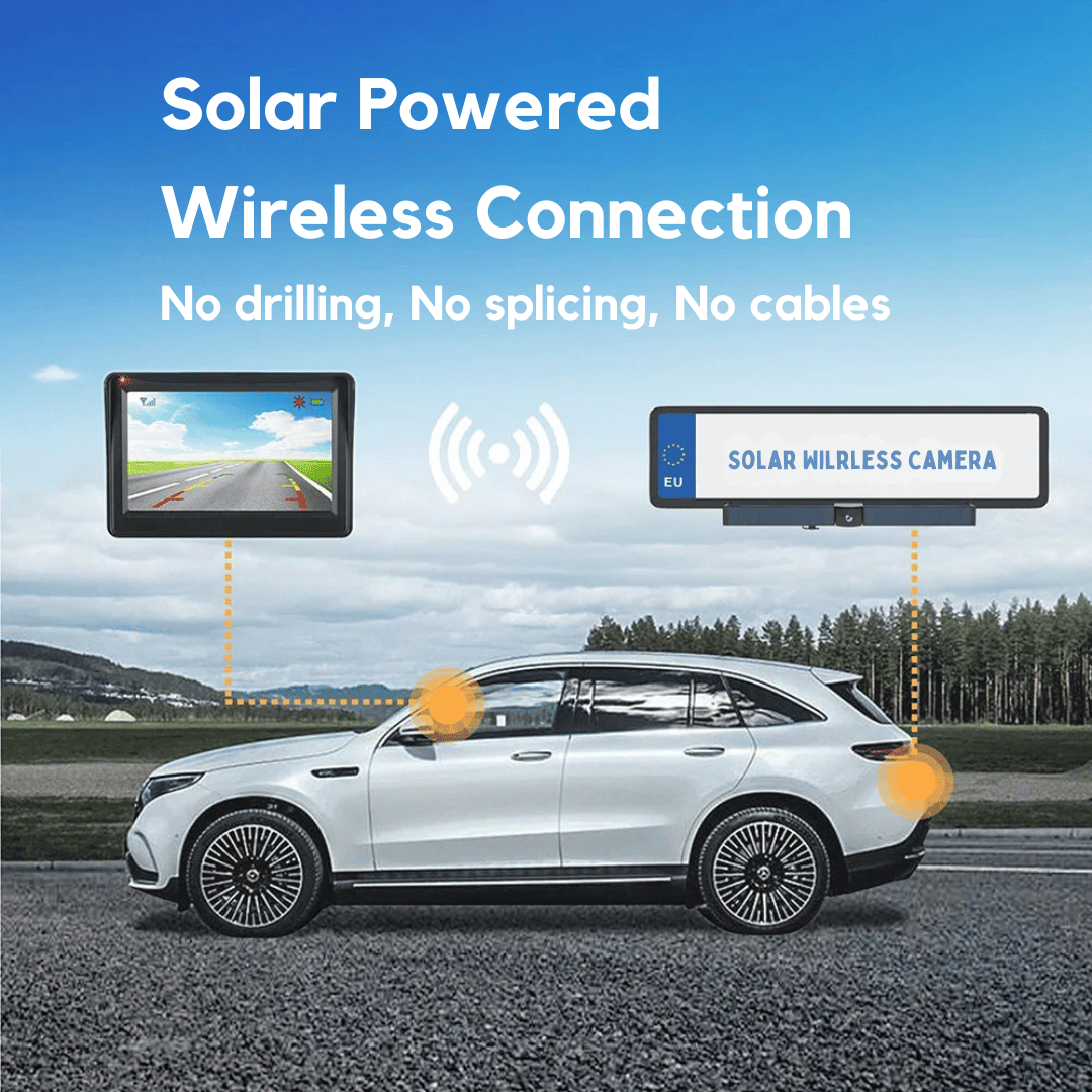 SolarView | Advanced Wireless Solar-Powered Rear View Camera for Car 4