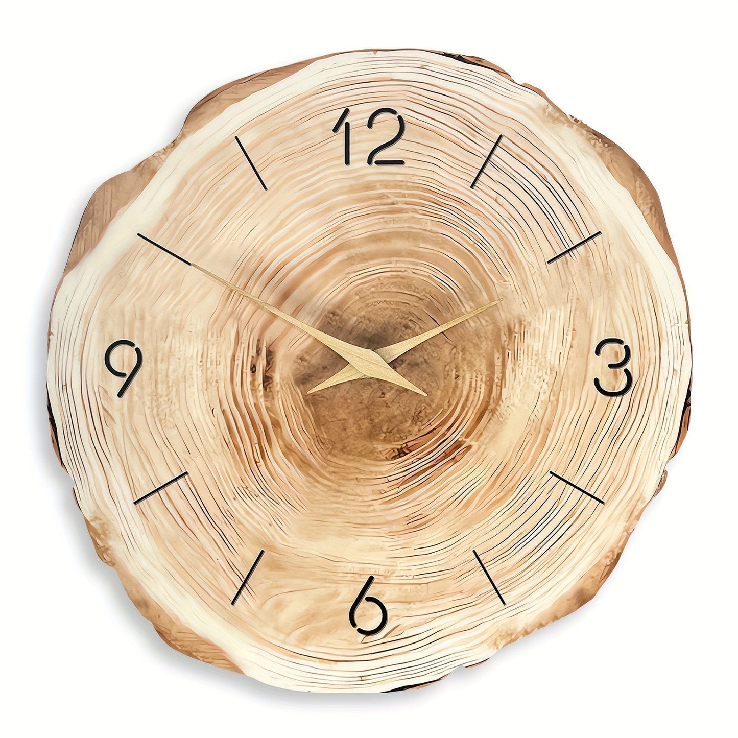 Fesara | Elegant Brown Wooden Clock