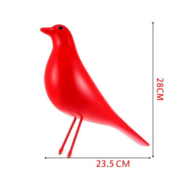 Unique Black Bird Resin Desk Figurine Decor