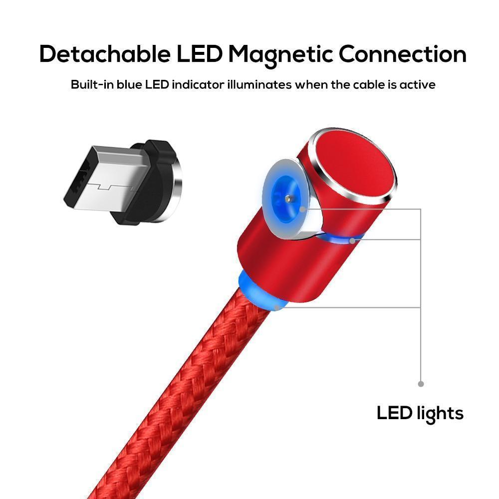 Flexible 360 Degree Magnetic Phone Charger Cable